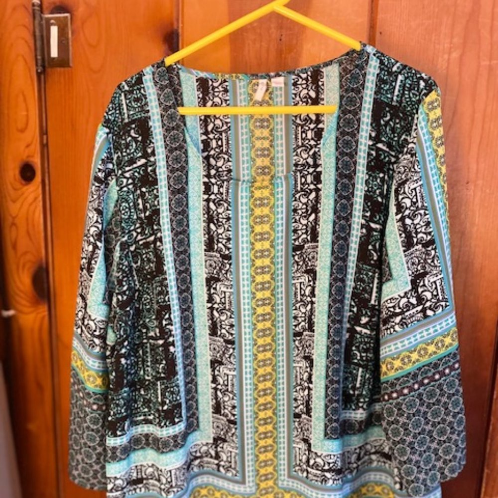 Light Blouse with vibrant print